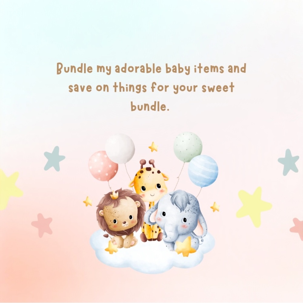 🍼🍼  Bundle adorable baby items to save for your sweet baby bundle!  🍼🍼